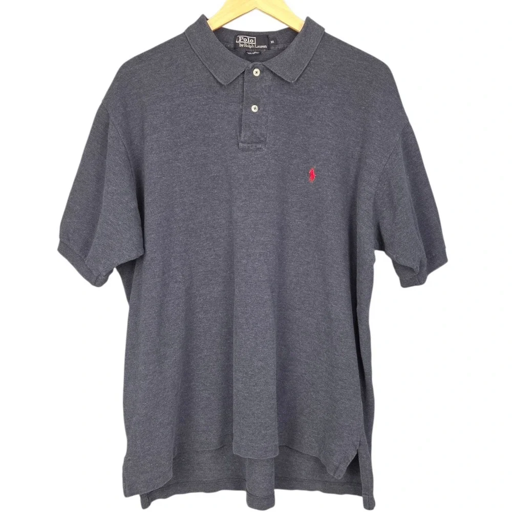 Polo Ralph Lauren Polo Shirt Mens XL Blue Short Sleeve Cotton Preppy Casual